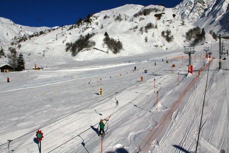beginner ski area in chamonix