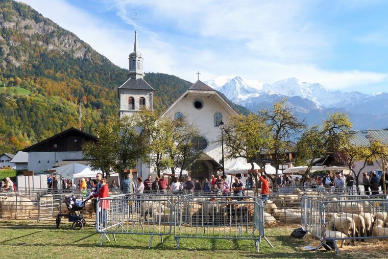 servoz sheep festival
